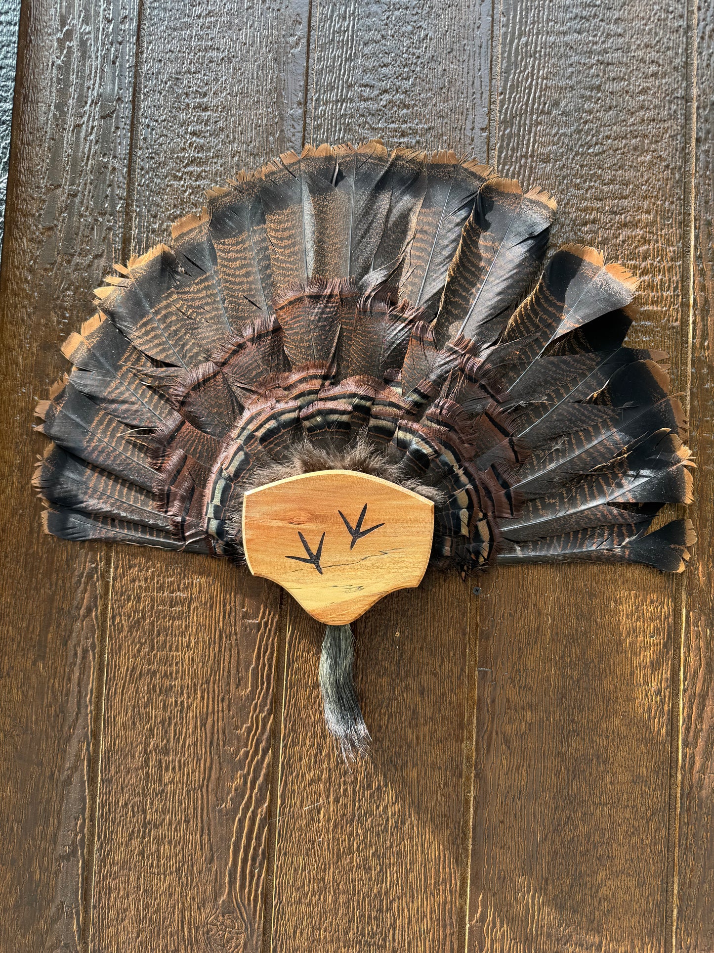 Turkey Track Tail/Beard Plaque