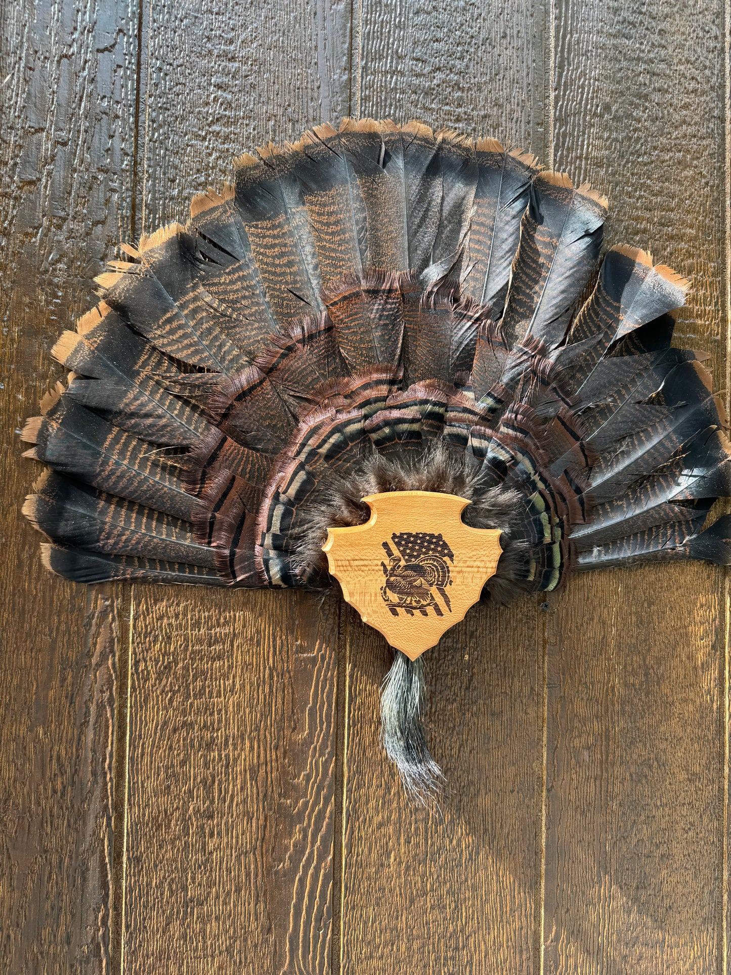 Arrowhead Turkey Tail Plaque Engraved