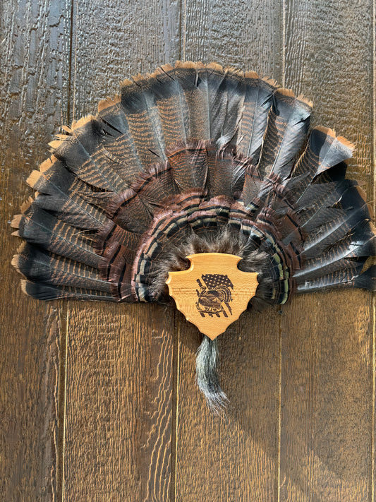 Arrowhead Turkey Tail Plaque Engraved