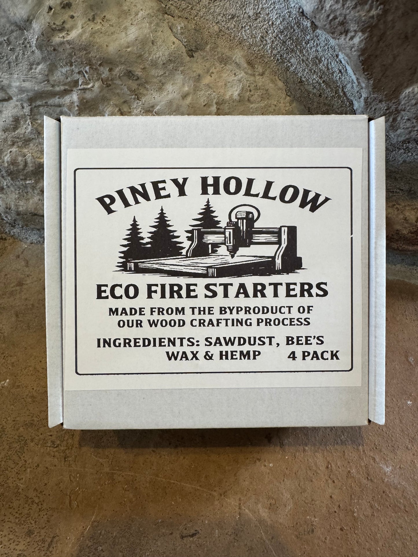 Piney Hollow Eco Fire Starters — | Long Burn | Sustainably Made in Pennsylvania