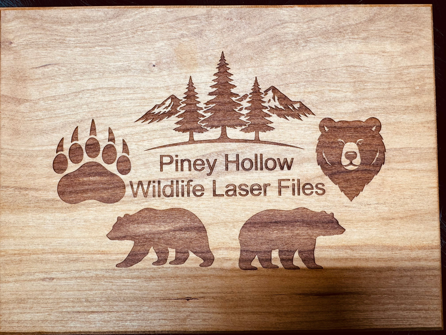 Bear Silhouette Bundle - Laser & CNC Files