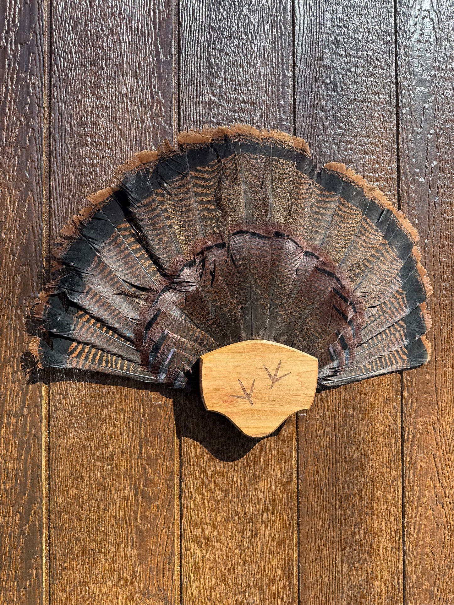Turkey Track Tail/Beard Plaque