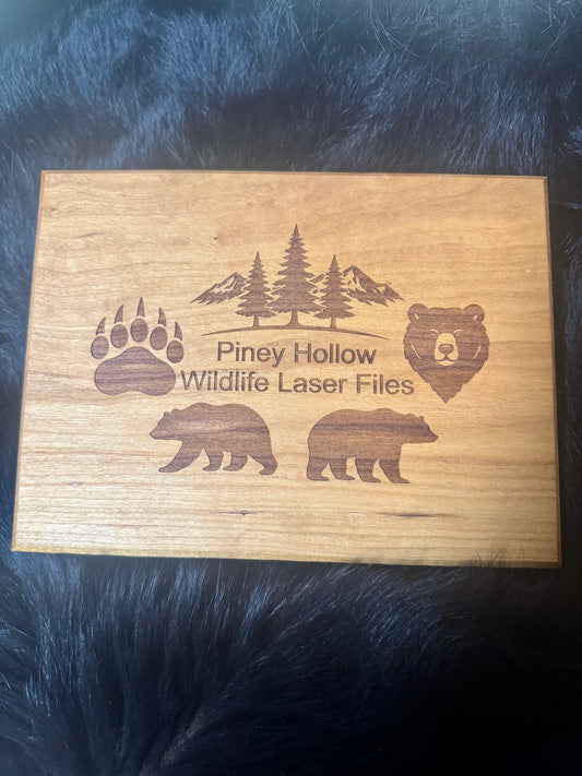 Bear Silhouette Bundle - Laser & CNC Files
